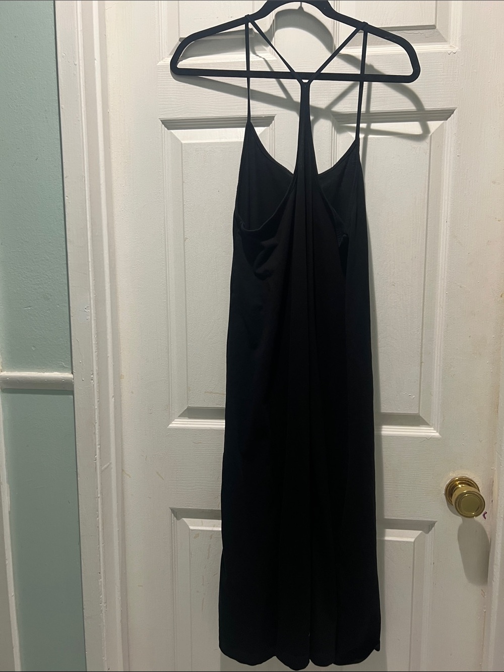 Zara Black Maxi Dress with Strappy Back - Picture 4 of 5